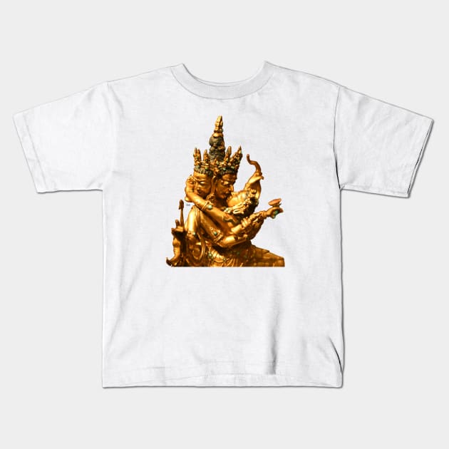 Buddhism the Kiss / Swiss Artwork Photography Kids T-Shirt by RaphaelWolf